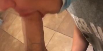 Twink Deepthroats Stranger In Public Restroom 