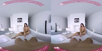 VR BANGERS Eveline Dellai My Best Friend Wife Bags For Anal VR Porn