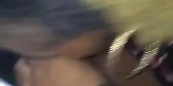 sucking cock in car after club