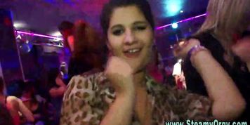 Amateur party sluts eating cock