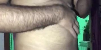 Black guy Jerking off Solo Masturbation At home