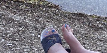 BBW slides shoeplay