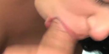 DaneJones Fit, petite little brunette teen rides dick to orgasm outdoors