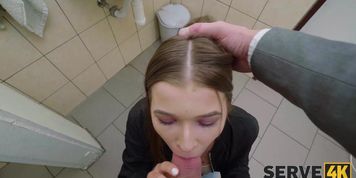 SERVE4K. Because of the Toilet (Olivia Sparkle, Steve Q)