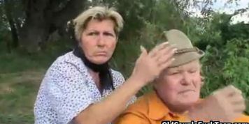 OLD MAN GANGBANG - No Sound: Old pervs sex picnic with teeny (Sexual Prime)