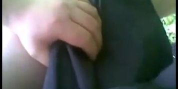 Russian slut bj in park