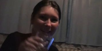 Curvy babe rides a thick cock - video 67