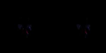 [VR-180] MMD Reimu Strips in the Dark - LUVORATORRRRRY!