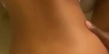 Lightskin girl takes chocolate dick