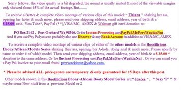 56th Bootiliscious Ebony-African Web Models (Promo)