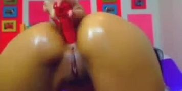 Big ass Latina anal masturbation cam