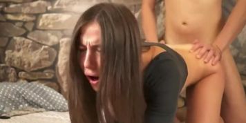 Rough Dick Disappears In A Small Pussy