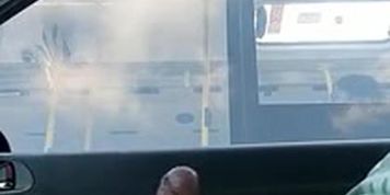 Car Flash Girl on Bus