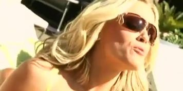 Jenny Mccarthy Bikini Scene  in Party @ The Palms