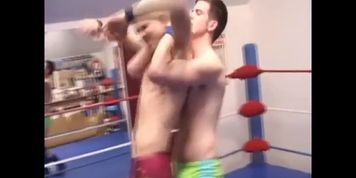 Ballbusting NAKED & CUMMED [BG East] - Squared Circle V: Heel Initiation: KlD Vicious vs Rusty Ansen