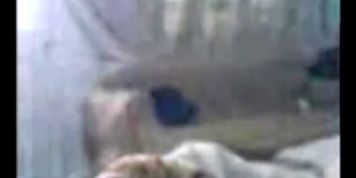 Dudes strips his sexy Arab girlfriend and starts playing with her pussy