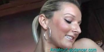 AMATEUR LAPDANCER - Cute student lapdancing
