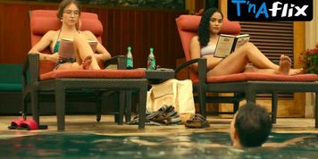 Alexandra Daddario Bikini Scene  in The White Lotus