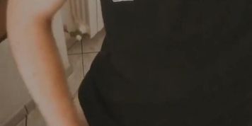 Italian cute boy show his big cock