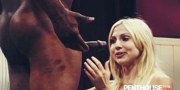 PENTHOUSE - Christie Stevens likes black cock