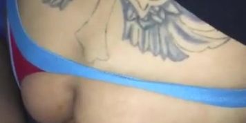 Fucking TS slut bareback