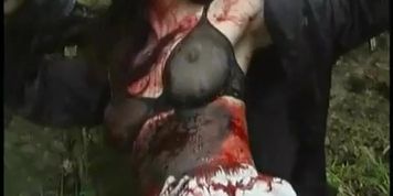 Tina Krause Underwear Scene  in Blood Oath