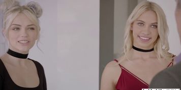 Vixen Two College Teens Screw For Big Break