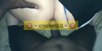 Gros cul en levrette par un noir &agrave; grosse bite / snap : crochet2.0