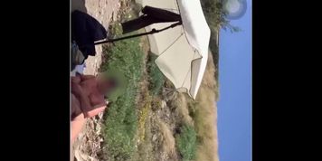 Caught jerking at nudist beach