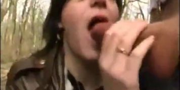 Lea, french milf, gangbanged in a public forest (Iva Zan)