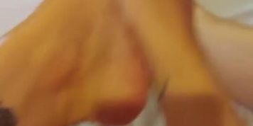 Feet and pussy love