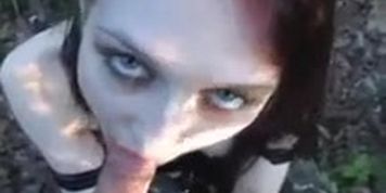 beautiful redhead teen wants bf to film her sucking off his rough cock while he films her on camera