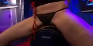 busty hottie tera patrick takes a ride on the sybian