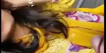 Indian Girl giving blowjob