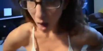 Amateur sluty MILF with big knockers gets fucked and creampie shhhporn.com