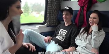 Swinger Action In Train (Alex Black)