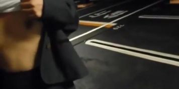 Japanese couple car park play