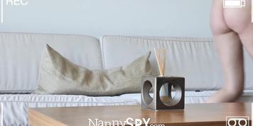 NANNYSPY Busty Blonde Nanny Fucks To Keep Her High Paying Job