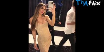 Romina Malaspina Breasts Scene  in Romina Malaspina Looking Sexy In A Stunning Elegant Dress