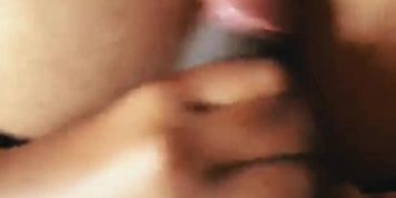 Daddy wanted to cum on my tits, so i made him lick it up!