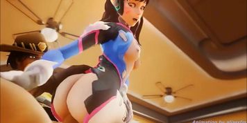 "d.va Sex for a Highscore" HMV Overwatch SFM Hentai best of D.va