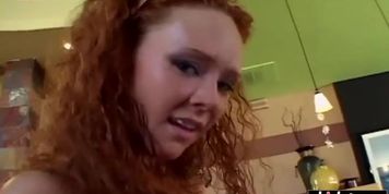 Ginger girl loves double vaginal penetration (Audrey Hollander)