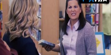 Megan Mullally Underwear Scene  in Parks And Recreation