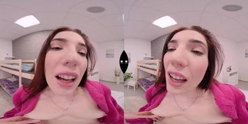 VR Hostel episode 3 - This is my room, fucker (Mia Evans)