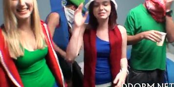 Raunchy and wanton group sex - video 2