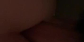 Teen with big ass takes a big cock in her ass (first time anal)