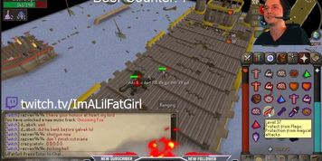 Little Fat Girl gets DESTROYED by big black dragon