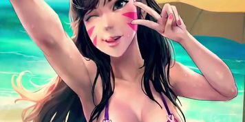 Nice fortnite girls some overwatch xxx