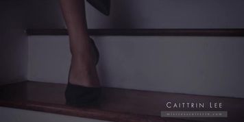 Skinny Asian Lady Boss - Femdom Bdsm Mistress In Lingerie - Feet Fetish - High Heels Worship