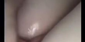Solo dildo play and fingering myself 